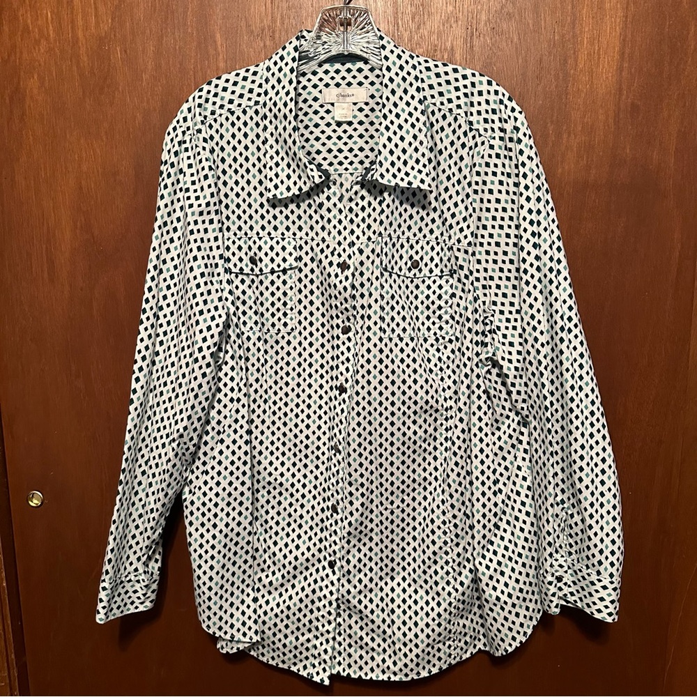 CJ Banks Button Down